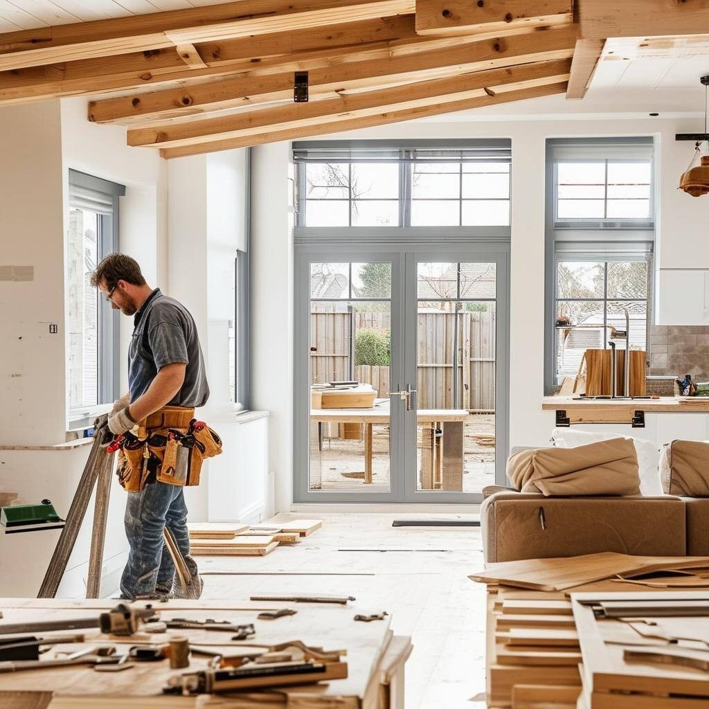 An article discussing the benefits of renovating your home with highquality carpentry, including custom solutions for each space, project ideas, and t-1