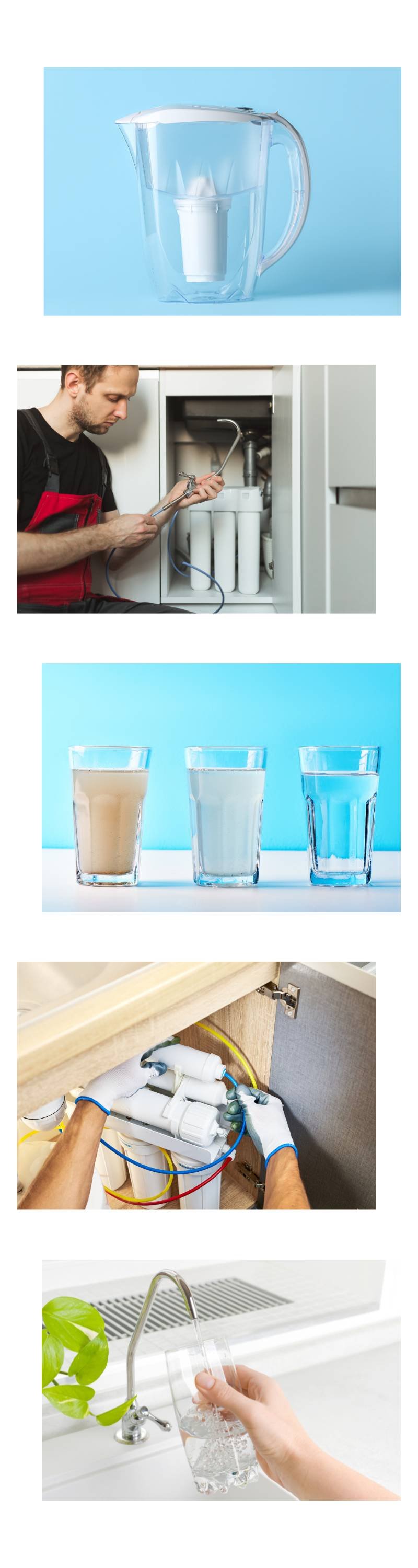 Escoger un filtro de agua adecuada